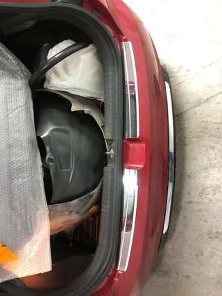 Накладки на задній бампер Carmos (Active, 2 част., нерж) для Hyundai I-20 2014-2020 рр