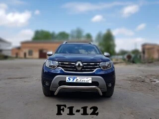 Кенгурятник WT007 (нерж.) для Renault Duster 2018-2024 рр