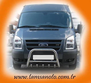 Кенгурятник WT003 (2006-2014, нерж.) для Ford Transit рр