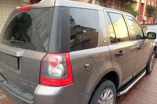 Бокові пороги Fullmond (2 шт, алюм.) для Land Rover Freelander II