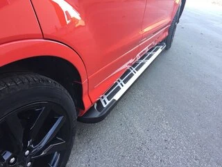 Бокові пороги Sunrise (2 шт., алюміній) для Skoda Karoq