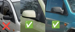 Накладки на дзеркала (2 шт, нерж) для Ford Fiesta 2002-2008 рр