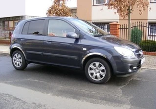 Накладки на арки (4 шт, нерж) для Hyundai Getz