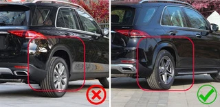 Бризковики Premium (забарвлені розширювачі арок, модель без підніжок, 4 шт) для Mercedes GLE W167