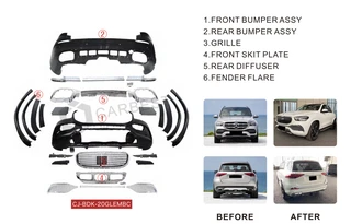 Комплект обвісів Maybach для Mercedes GLE W167