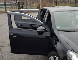 Вітровики з хромом HB (4 шт., Sunplex Chrome) для Volkswagen Golf 6