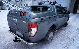 Задній захист AK005 (нерж) для Ford Ranger 2011-2022 рр