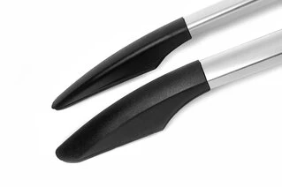 Рейлінги ХРОМ Стандартна база, чавунні ніжки для Peugeot Expert 1995-2007 рр