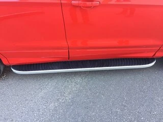 Бокові пороги Tayga Grey (2 шт., Алюміній) З чорним листям на дверях для Ford Kuga/Escape 2013-2019 рр