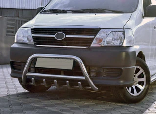 Кенгурятник WT003 (нерж) для Toyota HiAce