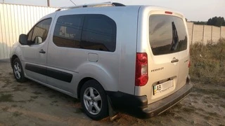 Рейлінги ХРОМ Пластикові ніжки для Peugeot Partner Tepee 2008-2018 рр