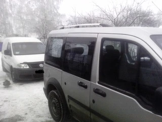 Рейлінги Хром Стандартна база, Пластикові ніжки для Ford Connect 2002-2006 рр