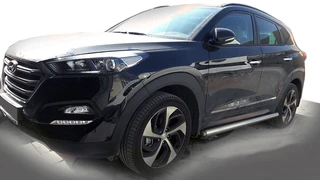 Бічні труби (2 шт., нерж) для Hyundai Tucson TL 2016-2021рр