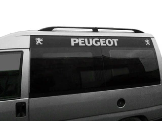 Рейлінги чорні Довга база, з пластиковими ногами для Peugeot Expert 1995-2007 рр