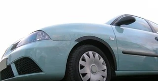 Накладки на арки (4 шт, чорні) для Seat Ibiza 2002-2009 рр