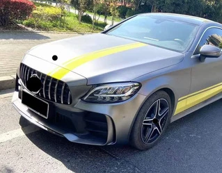 Комплект обвісів з повним заднім бампером (дизайн Black Mamba C63GT) для Mercedes C-сlass W205 2014-2021рр