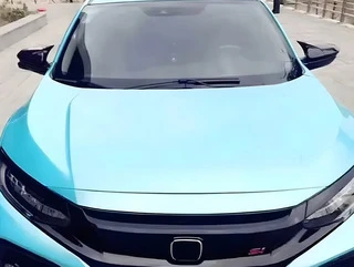 Накладки на дзеркала BMW-Style (2 шт) для Honda Civic Sedan X 2016-2021 рр