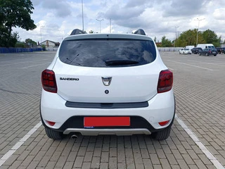 Накладка на задній бампер EuroCap (ABS) для Dacia Sandero 2013-2020 рр