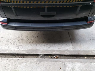 Накладка на задній бампер EuroCap (1 двері, ABS) для Volkswagen T6