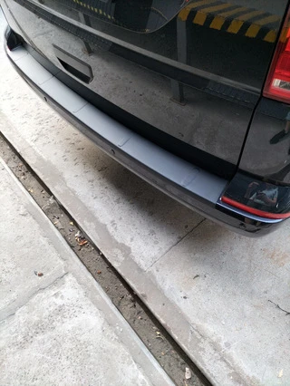 Накладка на задній бампер EuroCap (1 двері, ABS) для Volkswagen T6