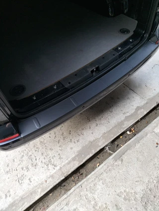 Накладка на задній бампер EuroCap (1 двері, ABS) для Volkswagen T6