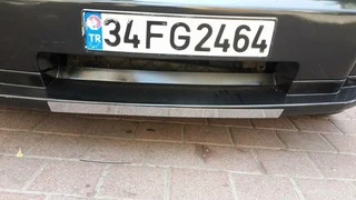 Хром накладка на передній бампер (нерж) для Dodge Nitro 2007- рр