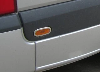 Обведення габаритів (6 шт, нерж) OmsaLine - Італійська нержавійка для Volkswagen Crafter 2006-2016 рр