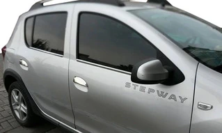 Накладки на ручки (4 шт., нерж.) Carmos - Турецька сталь для Renault Sandero 2013-2022 рр