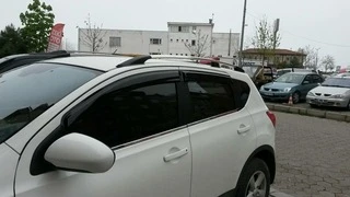 Рейлінги ХРОМ Пластикові ніжки для Nissan Qashqai 2007-2010 рр