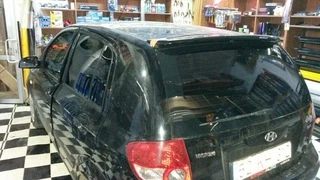 Спойлер (під фарбування) для Hyundai Getz