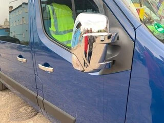 Накладки на ручки (4 шт) 1 отвір, Carmos - ABS-пластик для Opel Movano 2010-2021 рр