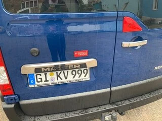 Планка над номером (нерж.) для Opel Movano 2010-2021 рр