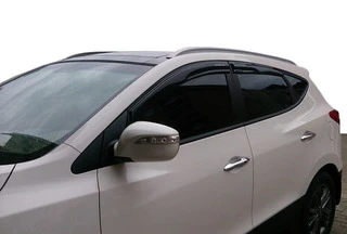 Накладки на ручки (4 шт, нерж) Без чіпа, Carmos - Турецька сталь для Hyundai IX-35 2010-2015 рр