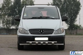 Нижня Губа Shark ST015 (нерж) для Mercedes Viano 2004-2014 рр