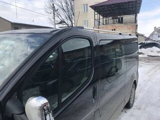 Рейлінги Хром Коротка, чавунні ніжки для Renault Trafic 2001-2015 рр
