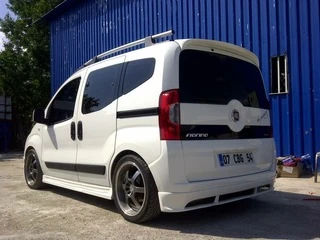 Накладка на задній бампер Emotion (під фарбування) для Fiat Fiorino/Qubo