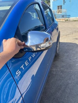 Накладки на дзеркала (2 шт., Нерж.) для Renault Sandero 2013-2022 рр