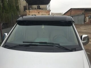 Козирьок на лобове скло (чорний глянець, 5мм) для Mercedes Viano 2004-2014 рр