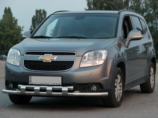 Передній захист ST015 (нерж) для Chevrolet Orlando 2010-2018 рр