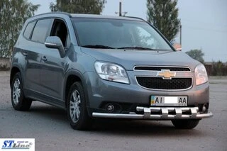 Передній захист ST015 (нерж) для Chevrolet Orlando 2010-2018 рр