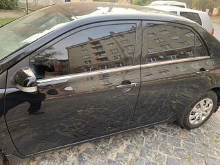 Зовнішня окантовка вікон (4 шт, нерж) Carmos - Турецька сталь для Toyota Corolla 2007-2013 рр