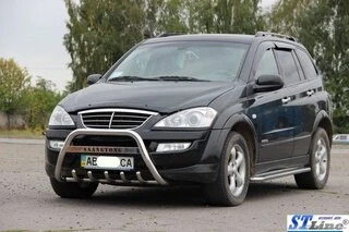 Кенгурятник WT004 (нерж) для SsangYong Action 2005-2018 рр