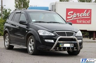 Кенгурятник WT004 (нерж) для SsangYong Action 2005-2018 рр