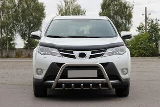 Кенгурятник WT003 (нерж) для Toyota Rav 4 2013-2018 рр