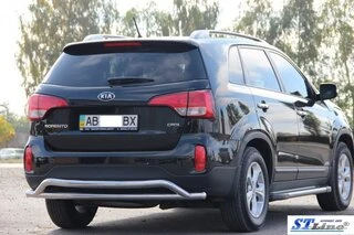 Задня дуга AK007-2 (нерж.) для Kia Sorento II XM 2009-2014 рр