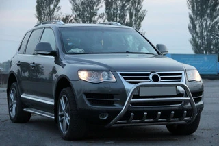 Кенгурятник WT003 Special (нерж) для Volkswagen Touareg 2002-2010 рр