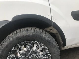 Накладки на арки (4 шт, чорні) для Fiat Doblo I 2001-2005 рр