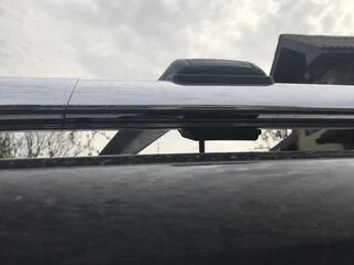 Перемички на рейлінги під ключ (2 шт) Чорний для Mercedes GL сlass X164