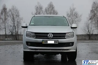 Передній захист ST018-2 (нерж) для Volkswagen Amarok 2010-2022 рр