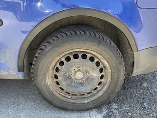 Накладки на арки (чорний мат) Коротка база, 1 зсувні двері (метал) для Volkswagen Caddy 2004-2010 рр